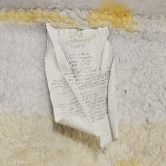 Disney Baby Winnie the Pooh Together Forever Crib Cotton Swaddle Blankets - Picture 4 of 5